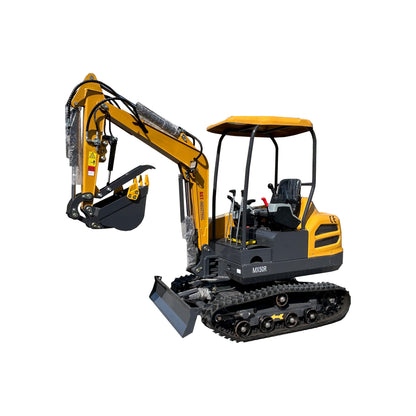 Cfgindustrial 2 Ton Mini Hydraulic Excavator with Cab, Rato 825 Gasoline Engine | MX50R