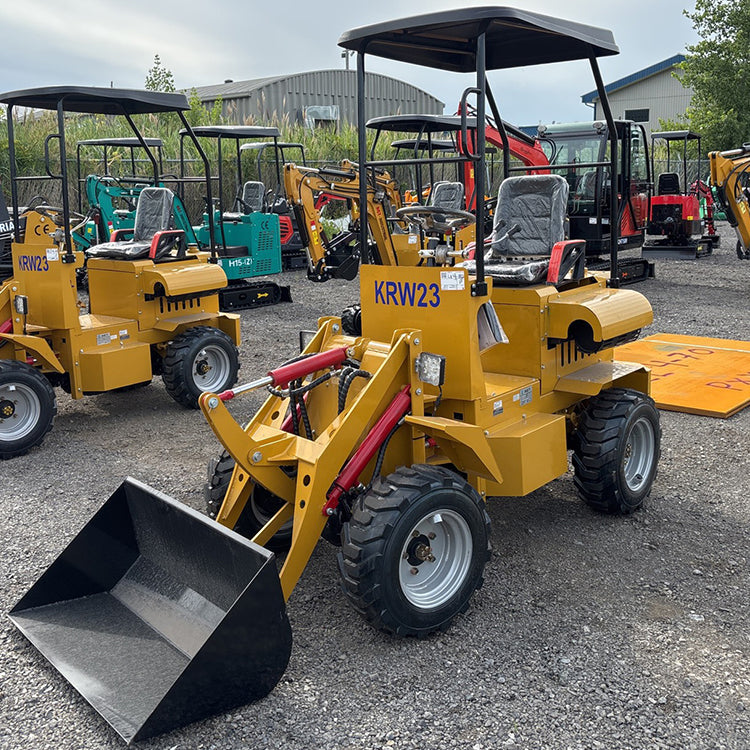 Cfgindustrial 24 HP Rato Mini Skid Steer Loader with Compact Tracks & Wheeled | KRW23