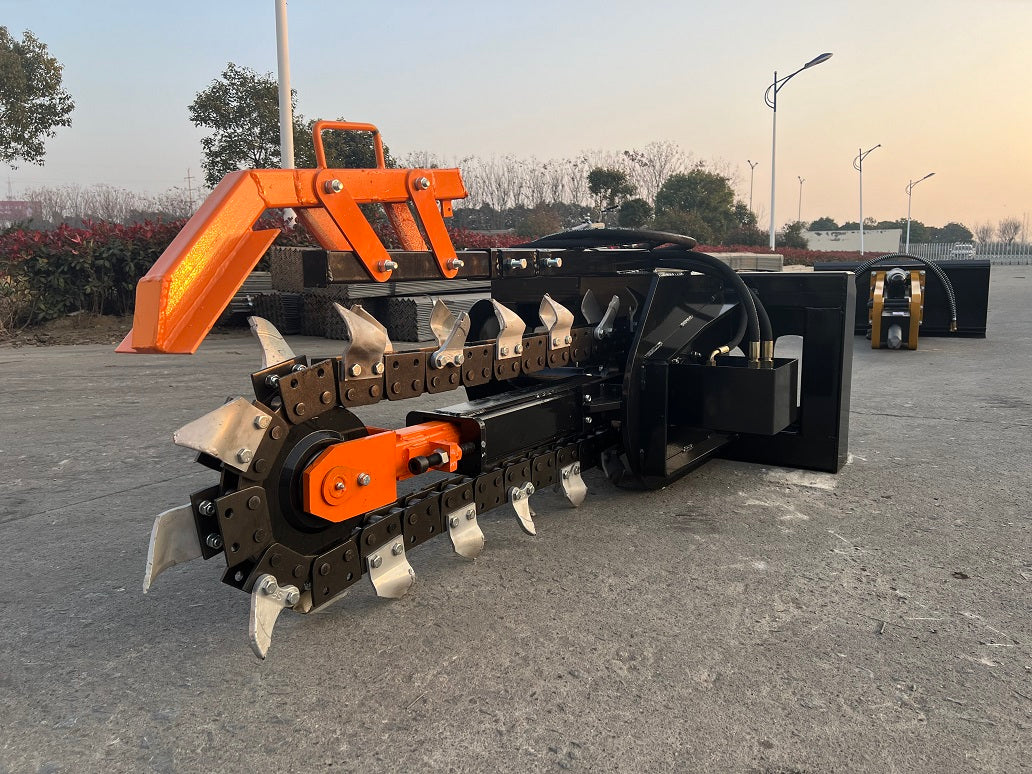 Cfgindustrial 48" Skid Steer Trencher Attachment | ECSSCT72