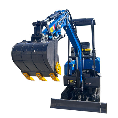 Cfgindustrial 1.3 Ton Mini Excavator with 13.7 HP Kubota D722 Diesel Engine | DM20