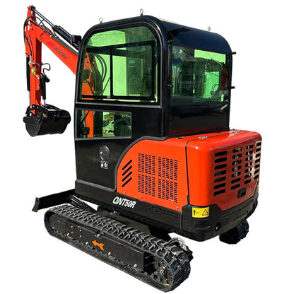 Cfgindustrial 2.5 Ton Mini Excavator with Rato 825 21kW Engine & Hydraulic Thumb | QNT50R