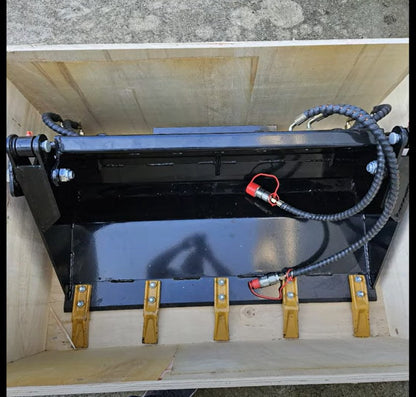 Cfgindustrial 43" 4-in-1 Combo Bucket Mini Skid Steer | M-4IN1BUCKET