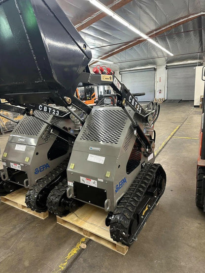 Cfgindustrial 23 HP Mini Skid Steer Ride-on Compact Tracked Loader with B&S Engine  | CBT23