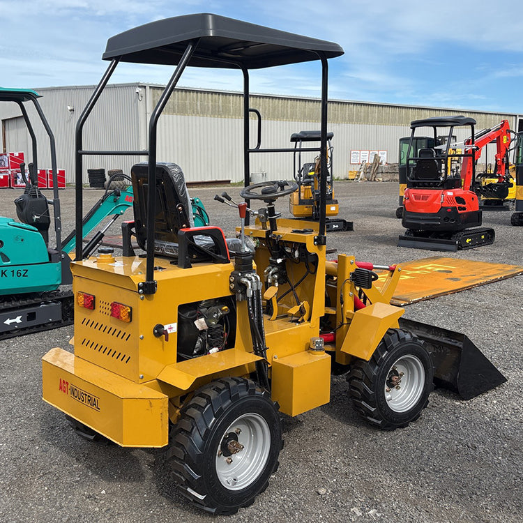 Cfgindustrial 24 HP Rato Mini Skid Steer Loader with Compact Tracks & Wheeled | KRW23