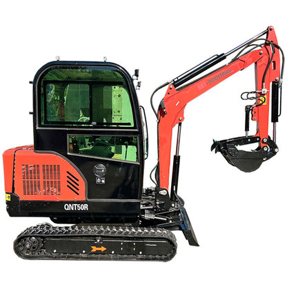 Cfgindustrial 2.5 Ton Mini Excavator with Rato 825 21kW Engine & Hydraulic Thumb | QNT50R