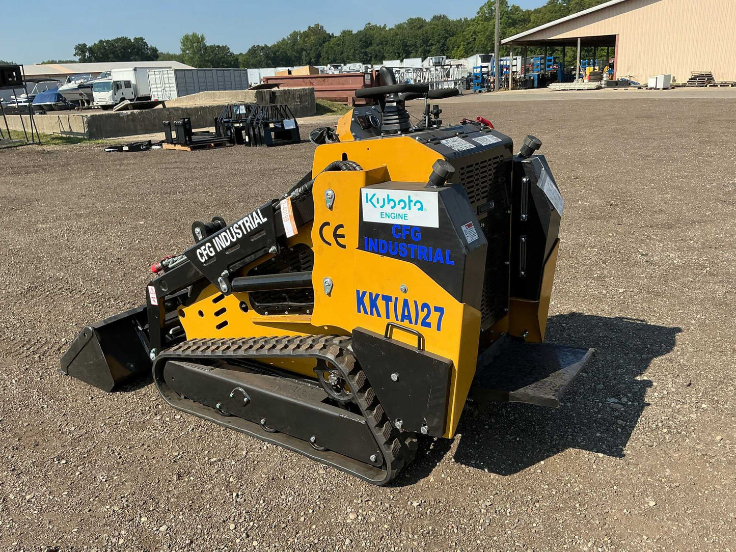 Cfgindustrial Mini Skid Steer Loader Crawler Diesel Kubota Engine | CFG KKT27