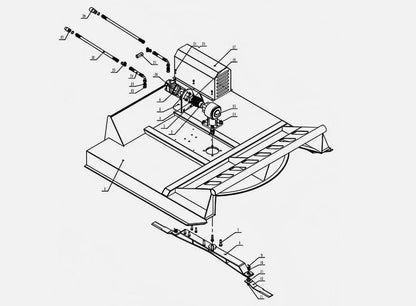 Cfgindustrial Blade Holder for AGT-RC72 Brush Cutter and Mini Skid Steer | AGT-BCRCBLD