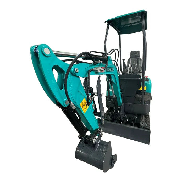 Cfgindustrial 1 Ton Mini Excavator with Hydraulic Thumb & Gasoline RATO Engine | AGT-KH16R