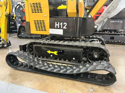 Cfgindustrial Track for Mini Excavator QH12, LRT23, H12, DM12-C and H15 | H12-QH12LD