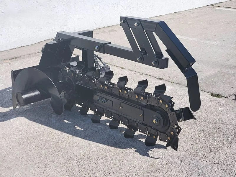 Cfgindustrial Trencher Attachment for Mini Skid Steer Loaders for LRT23, LBT23 & KBT23 | M-CT