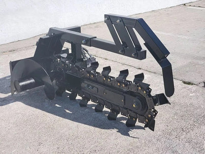Cfgindustrial Trencher Attachment for Mini Skid Steer Loaders for LRT23, LBT23 & KBT23 | M-CT