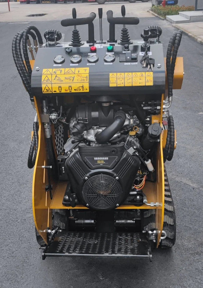 Cfgindustrial 1 Ton Mini Skid Steer Track Loader with B&S Gas Engine | CFG-KBT23