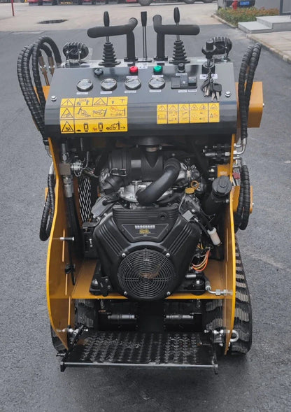 Cfgindustrial 1 Ton Mini Skid Steer Track Loader with B&S Gas Engine | CFG-KBT23