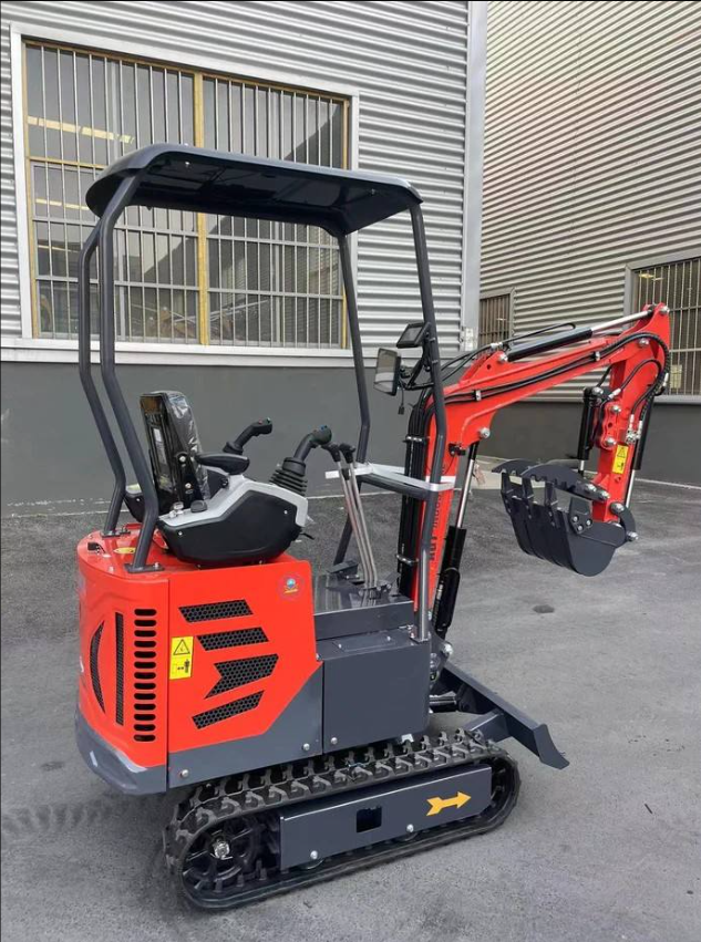Cfgindustrial 1 Ton Upgraded Mini Excavator with Pilot Control, Swing Boom & Hydraulic Thumb | DM12X-PLUS