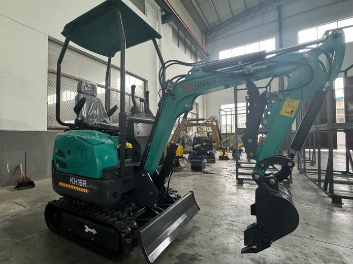 Cfgindustrial 1 Ton Mini Excavator with Hydraulic Thumb & Gasoline RATO Engine | AGT-KH16R