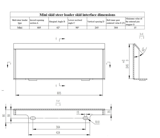 Cfgindustrial Mini Skid Steer Breaker-Hammer | M-HMR