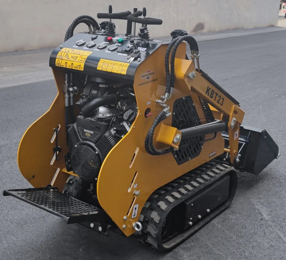 Cfgindustrial 1 Ton Mini Skid Steer Track Loader with B&S Gas Engine | CFG-KBT23
