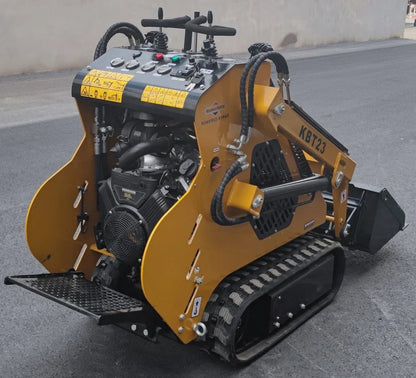 Cfgindustrial 1 Ton Mini Skid Steer Track Loader with B&S Gas Engine | CFG-KBT23