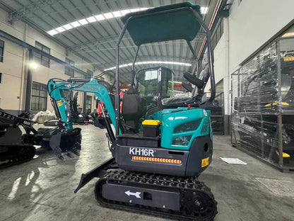 Cfgindustrial 1 Ton Mini Excavator with Hydraulic Thumb & Gasoline RATO Engine | AGT-KH16R