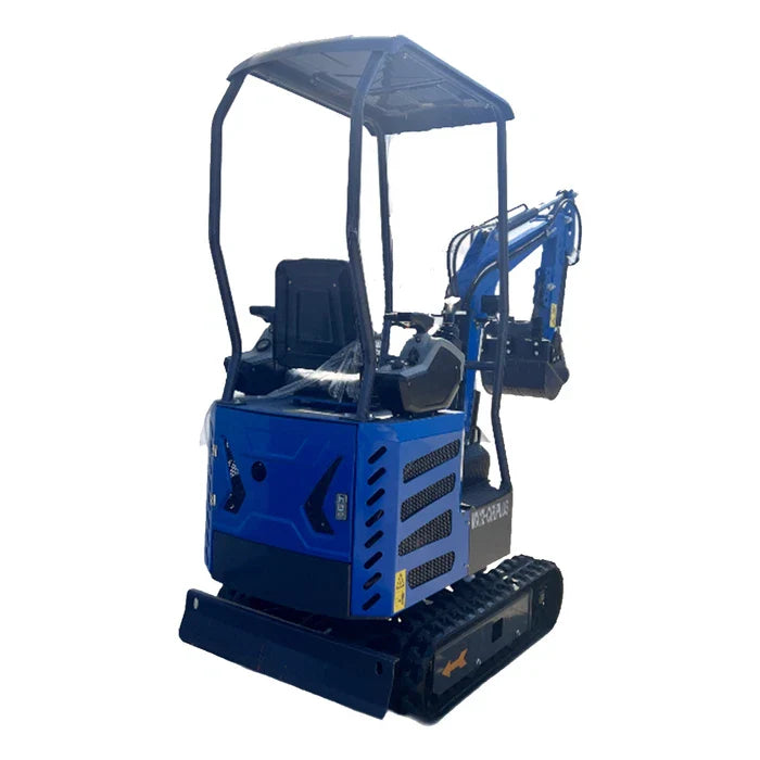 Cfgindustrial 1 Ton Tracked Mini Excavator with 13.5 HP RATO Engine w/ Pilot Control & Swing Boom | MX12-CRPLUS