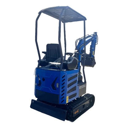 Cfgindustrial 1 Ton Tracked Mini Excavator with 13.5 HP RATO Engine w/ Pilot Control & Swing Boom | MX12-CRPLUS