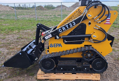 Cfgindustrial 1 Ton Mini Crawler Skid Steer with 23HP RATO R740 EPA Engine | CRT23