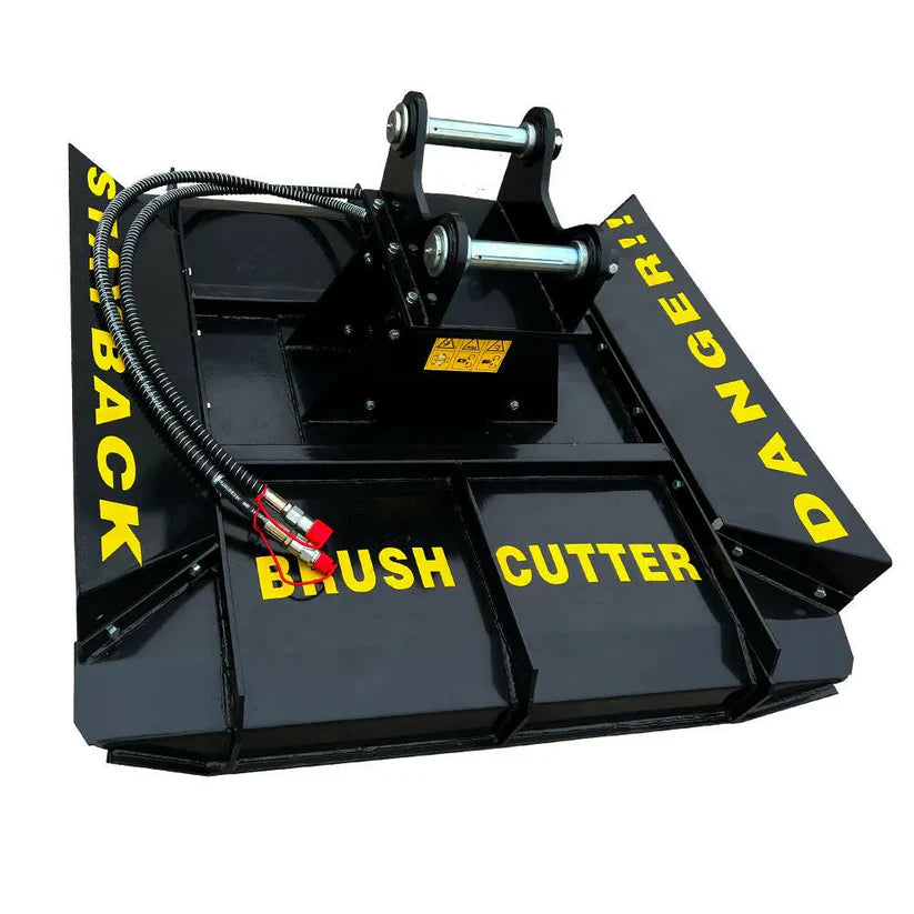 Cfgindustrial 54", 16-21 GPM Hydraulic Brush Cutter for 3-8 Ton Mini Excavators | AGT-EXRC54