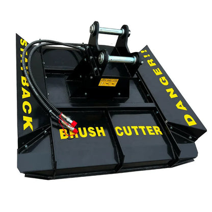 Cfgindustrial 54", 16-21 GPM Hydraulic Brush Cutter for 3-8 Ton Mini Excavators | AGT-EXRC54