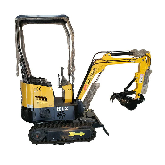Cfgindustrial 1 Ton Mini Excavator with 13.5 HP B&S Gasoline Engine | AGT-H12