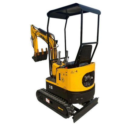 Cfgindustrial 1 Ton Mini Excavator with 13.5 HP B&S Gasoline Engine | AGT-H12