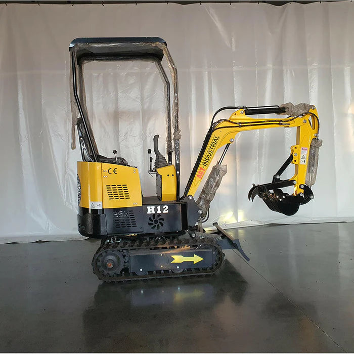 Cfgindustrial 1 Ton Mini Excavator with 13.5 HP B&S Gasoline Engine | AGT-H12
