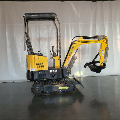 Cfgindustrial 1 Ton Mini Excavator with 13.5 HP B&S Gasoline Engine | AGT-H12