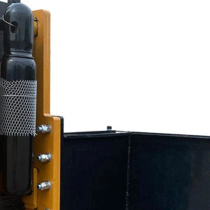 Cfgindustrial 680ft-lbs & 500-900 BPM Hydraulic Post Driver for Skid Steers | AGT-PD680-PZ