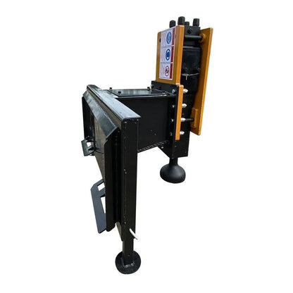 Cfgindustrial 750ft-lbs & 500-900 BPM Hydraulic Post Driver for Skid Steers | AGT-PD750-PZ