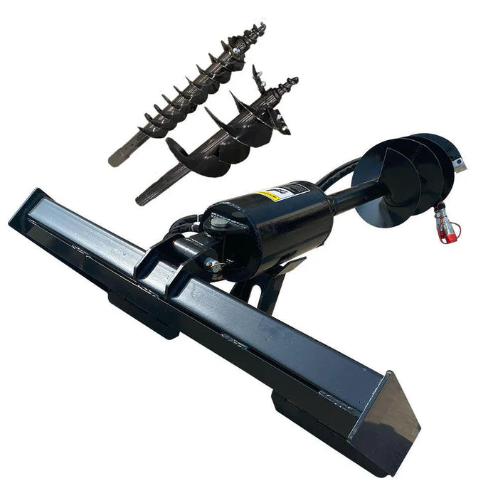 Cfgindustrial SKID STEER HYDRAULIC AUGER WITH 3 BITS FOR SALE 12-16 GPM | AGT-SSECAG-Y