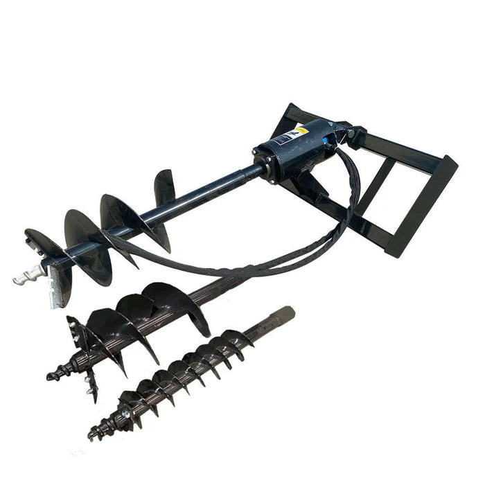 Cfgindustrial SKID STEER HYDRAULIC AUGER WITH 3 BITS FOR SALE 12-16 GPM | AGT-SSECAG-Y