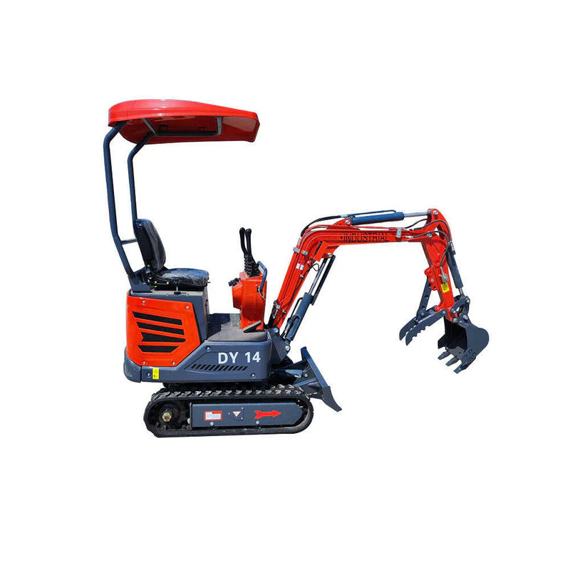 Cfgindustrial 1.4 Ton Mini Excavator with B&S 13.5HP Gasoline Engine, w/ Upgraded Hydraulic System | AGT-DY14