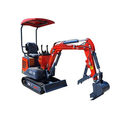 Cfgindustrial 1.4 Ton Mini Excavator with B&S 13.5HP Gasoline Engine, w/ Upgraded Hydraulic System | AGT-DY14