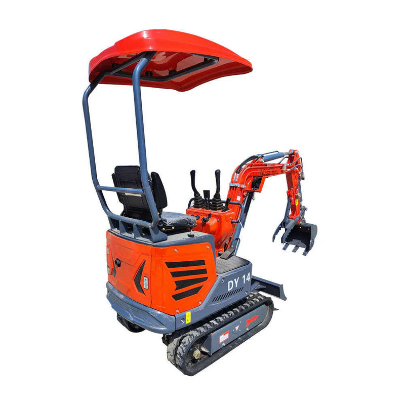 Cfgindustrial 1.4 Ton Mini Excavator with B&S 13.5HP Gasoline Engine, w/ Upgraded Hydraulic System | AGT-DY14