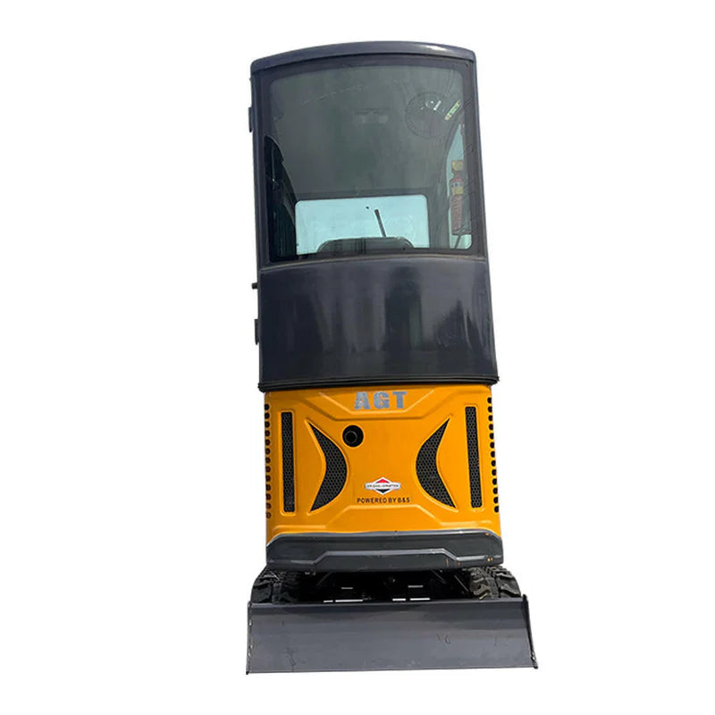 Cfgindustrial 1 Ton Mini Excavator with B&S 13.5HP Engine w/ Hydraulic Thumb & Swing Boom | AGT-DM13-C