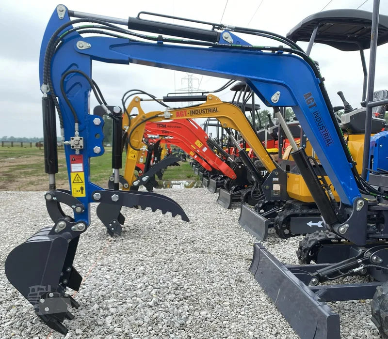 Cfgindustrial 2 Ton Mini Excavator Yanmar Diesel Engine Retractable Tracks & Pilot Control | DM20YM