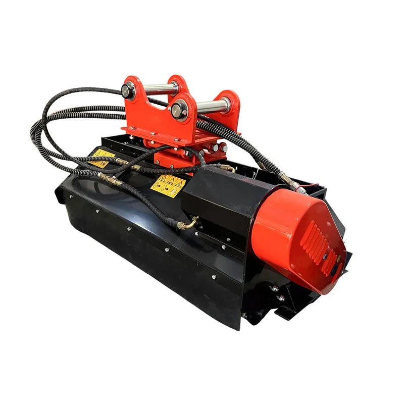 Cfgindustrial 40" Excavator Flail Mower Attachment with Hydraulic Motor | AGT-EXFLM115