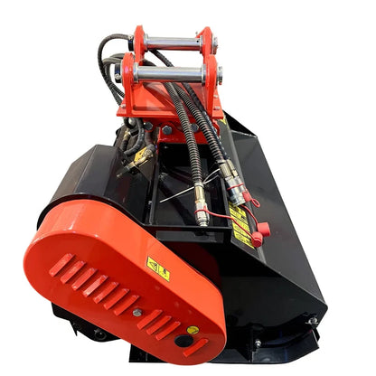 Cfgindustrial 40" Excavator Flail Mower Attachment with Hydraulic Motor | AGT-EXFLM115