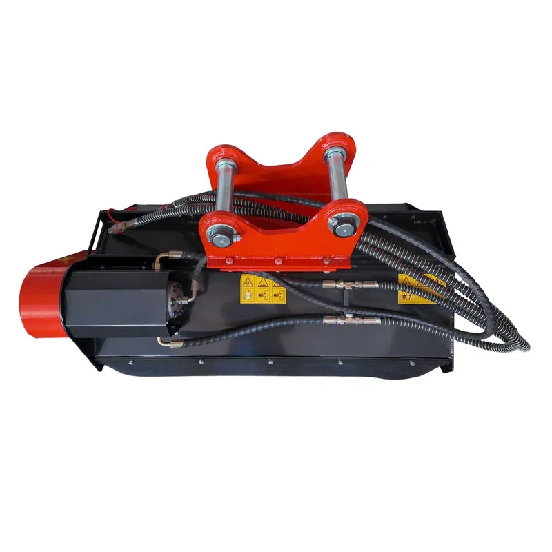Cfgindustrial 40" Excavator Flail Mower Attachment with Hydraulic Motor | AGT-EXFLM115