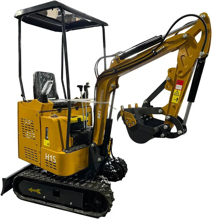 Cfgindustrial 1 Ton, 13.5 HP RATO Engine Mini Excavator with Pilot Control System | AGT-H15R