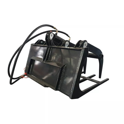 Cfgindustrial 39" Hydrualic Grapple for Mini Skid Steer – Wood, Brush & Debris Handling Attachment | AGT-M-HGB