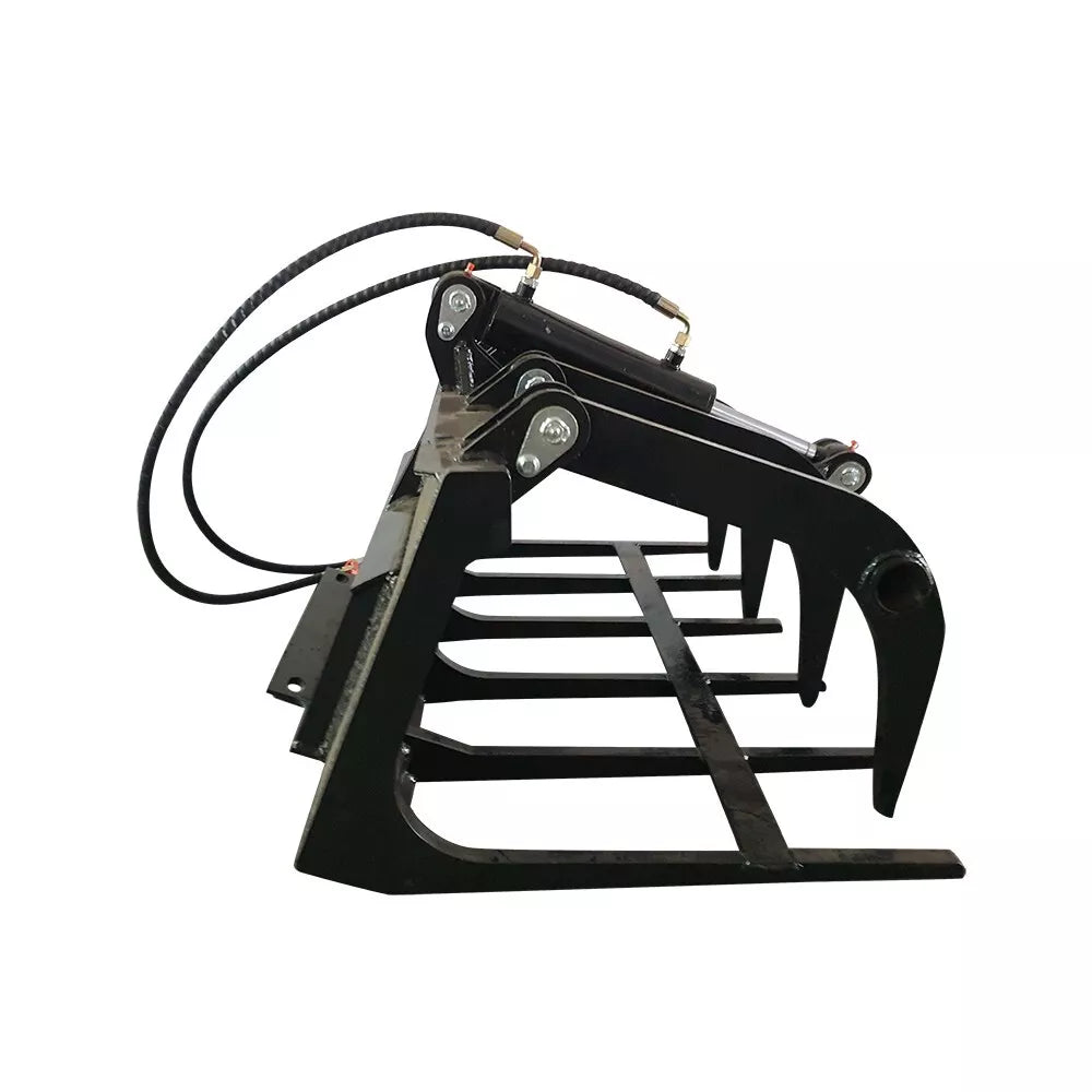 Cfgindustrial 39" Hydrualic Grapple for Mini Skid Steer – Wood, Brush & Debris Handling Attachment | AGT-M-HGB