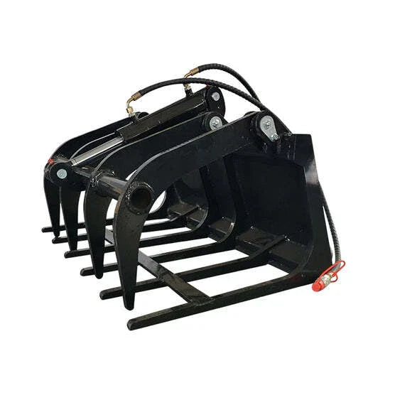 Cfgindustrial 39" Hydrualic Grapple for Mini Skid Steer – Wood, Brush & Debris Handling Attachment | AGT-M-HGB