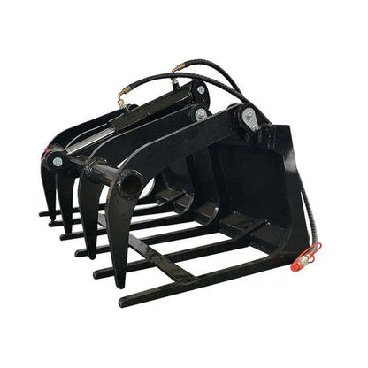 Cfgindustrial 39" Hydrualic Grapple for Mini Skid Steer – Wood, Brush & Debris Handling Attachment | AGT-M-HGB