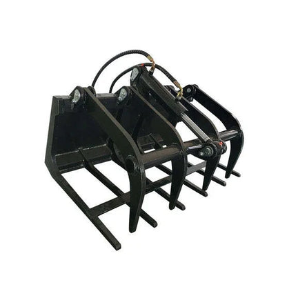 Cfgindustrial 39" Hydrualic Grapple for Mini Skid Steer – Wood, Brush & Debris Handling Attachment | AGT-M-HGB